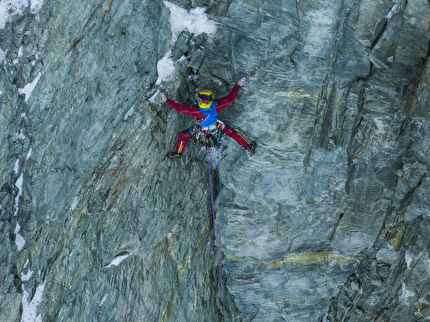 Matterhorn, François Cazzanelli, Jerome Perruquet, Marco Farina, Stefano Stradelli - The first ascent of 'Una Follia per Adriana - Il Grande Diedro dalla Sud' on the Matterhorn (François Cazzanelli, Jerome Perruquet, Marco Farina, Stefano Stradelli 06/02/2024)