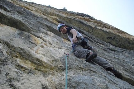 Cara - Val Gadena - Alessio Roverato on pitch 3 of Cara in Val Gadena