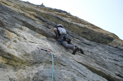 Cara - Val Gadena - Alessio Roverato su L3 di Cara in Val Gadena