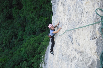 Cara - Val Gadena - Angela Carraro su L3 di Cara in Val Gadena