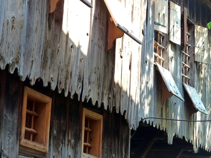 Kemaliye International Outdoor Sport Festival - A typical house at Kemaliye.
