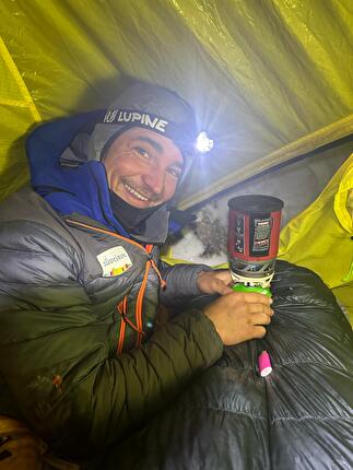 Langkofel, Dolomites, Martin Feistl, Simon Gietl - The first ascent of 'Aura' on the NE Face of Langkofel, Dolomites (Martin Feistl, Simon Gietl 02-03/02/2024)