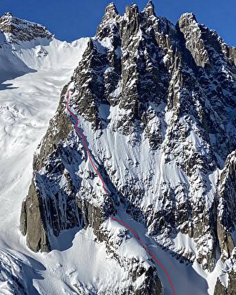 New Dent du Requin descent by Yannick Boissenot, Julien Herry, Zian Perrot-Couttet