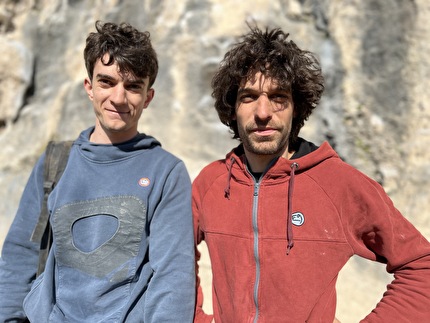 Luca Bacer - Luca Bacer and Gabriele Gorobey a Mišja Peč in Slovenia.