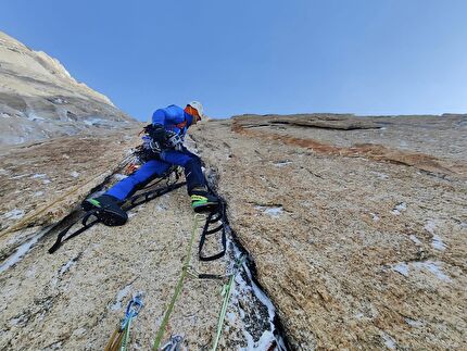 Moose's Tooth, Alaska, Paweł Hałdaś, Marcin Tomaszewski - making the first ascent of 'Zimne wojny', Cold Wars, in the Moose's Tooth massif, Alaska (Paweł Hałdaś, Marcin Tomaszewski 28/02-08/03/2024)