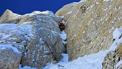 Moose's Tooth, Alaska, Paweł Hałdaś, Marcin Tomaszewski - making the first ascent of 'Zimne wojny', Cold Wars, in the Moose's Tooth massif, Alaska (Paweł Hałdaś, Marcin Tomaszewski 28/02-08/03/2024)