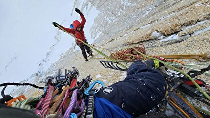 Moose's Tooth, Alaska, Paweł Hałdaś, Marcin Tomaszewski - making the first ascent of 'Zimne wojny', Cold Wars, in the Moose's Tooth massif, Alaska (Paweł Hałdaś, Marcin Tomaszewski 28/02-08/03/2024)