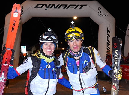Sellaronda Skimarathon 2024 - Davide Magnini e Michele Boscacci, secondi classificati, Sellaronda Skimarathon 2024