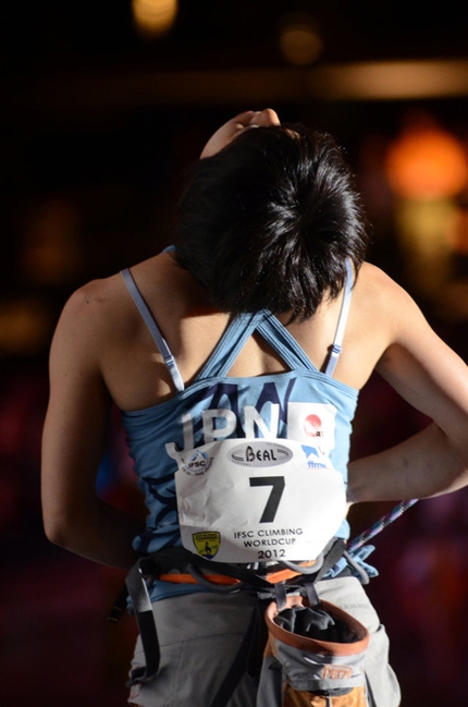 Coppa del Mondo Lead 2012 - The first stage of the Lead World Cup 2012 at Chamonix: Momoka Oda