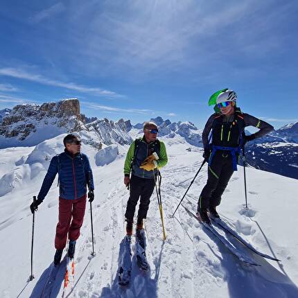 Coppa del Mondo di scialpinismo 2024 - Coppa del Mondo di scialpinismo 2024: Cortina d'Ampezzo, tracciature per la gare Vertical e Individual.