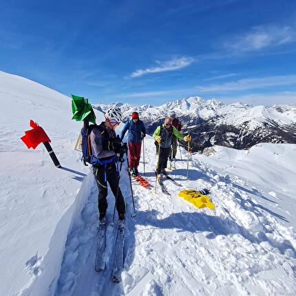 Coppa del Mondo di scialpinismo 2024 - Coppa del Mondo di scialpinismo 2024: Cortina d'Ampezzo, tracciature per la gare Vertical e Individual.