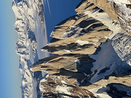 Via Afanassieff, Fitz Roy, Patagonia, Chiara Gusmeroli, Matteo De Zaiacomo - La ripetizione della Via Afanassieff, Fitz Roy, Patagonia, di Chiara Gusmeroli e Matteo De Zaiacomo, gennaio 2024