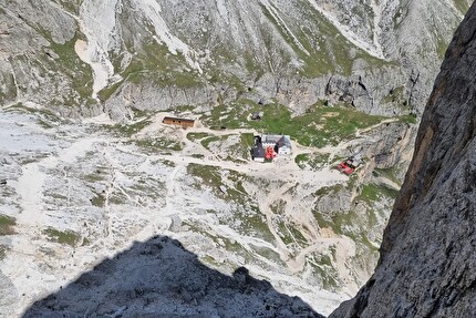 Punta Emma, Catinaccio, Dolomiti, Luca Giupponi, Rolando Larcher - Rifugio Vajolet, Catinaccio, Dolomiti