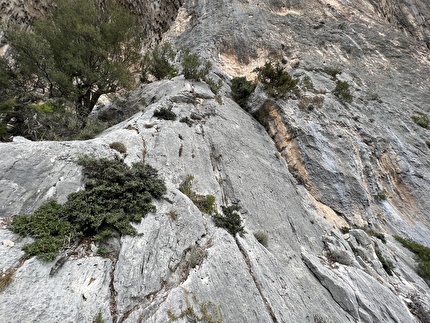 Mediterraneo, Punta Giradili, Sardegna - L'attacco di 'Mediterraneo', Punta Giradili, Sardegna