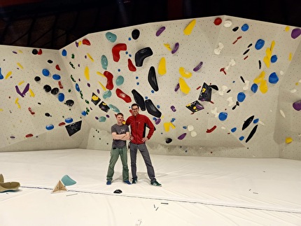 Climbing Zoo Palasport Longarone - Fabio De Cesero e Giovanni Canton, tracciatori del Climbing Zoo di Longarone