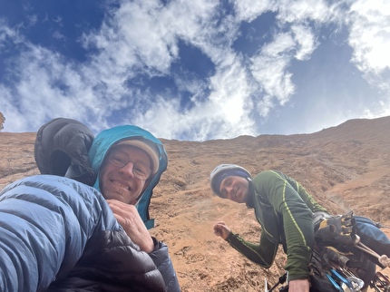 Nuova via di più tiri sul Jebel Oujdad a Taghia (Marocco) di Iñaki Marco e Iker Pou