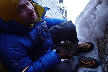 Mt. Dickey Alaska, Tom Livingstone, Gašper Pintar - The first ascent of 'The Great Wall' on the South Face of Mt. Dickey (2909m) in the Ruth Gorge, Alaska (Tom Livingstone, Gašper Pintar 14-17/04/2024)