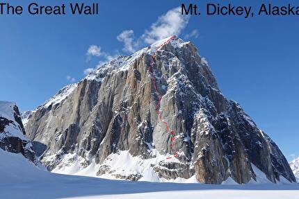 Big new mixed climb on Mt. Dickey in Alaska’s Ruth Gorge by Tom Livingstone, Gašper Pintar