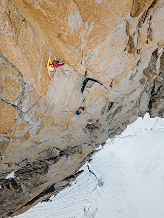 Federica Mingolla - Federica Mingolla sulla Via Bonatti-Ghigo al Grand Capucin, Monte Bianco