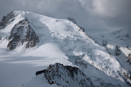 Monte Bianco - La via normale di salita al Mont Blanc du Tacul.