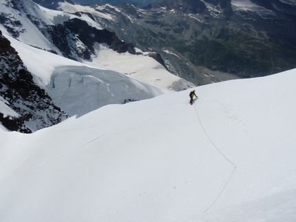 Traversata Scerscen - Bernina - La breccia dello Scerscen