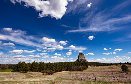 Jesse Dufton, Devil's Tower, USA - Il climber cieco Jesse Dufton sale 'El Matador' sulla Devil's Tower in Wyoming, USA il 15/05/2024