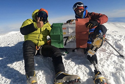 Andrea Lanfri e Luca Montanari in vetta al Denali