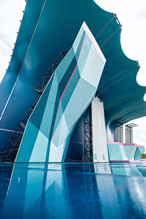 Paris 2024 Olympic Games - The sport climbing walls that will be used at the Paris 2024 Olympic Games