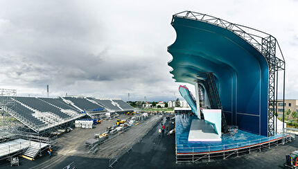 Paris 2024 Olympic Games - The sport climbing walls that will be used at the Paris 2024 Olympic Games