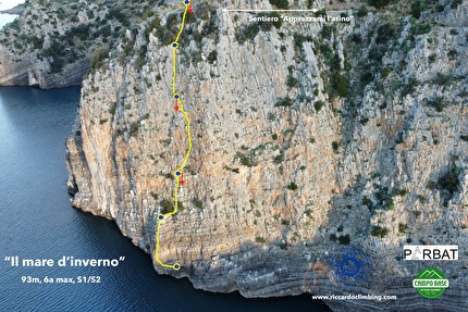 Mare d'Inverno, Maratea, Basilicata, Oreste Bottiglieri, Riccardo Quaranta - Il tracciato di 'Mare d'Inverno' a Maratea in Basilicata (Oreste Bottiglieri, Riccardo Quaranta 06/2023)