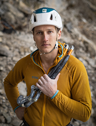 Victor Varoshkin, Tomorrow’s World, Marmolada, Dolomites - Victor Varoshkin repeating 'Parallel World' D16 in pure DTS style at Tomorrow’s World, Marmolada, Dolomites, May 2024