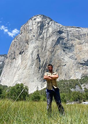 Stefano Ragazzo, The Nose, El Capitan, Yosemite - Stefano Ragazzo dopo la solitaria su 'The Nose' su El Capitan nello Yosemite, USA (16-18/05/2024)