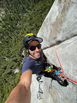 Stefano Ragazzo, The Nose, El Capitan, Yosemite - Stefano Ragazzo in solitaria su 'The Nose' su El Capitan nello Yosemite, USA (16-18/05/2024)