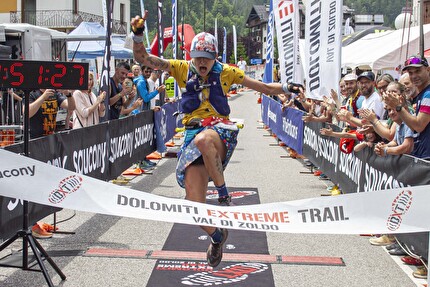 Dolomiti Extreme Trail 2024, Val di Zoldo - La polacca Marta Wenta vince la 103 K della Dolomiti Extreme Trail 2024