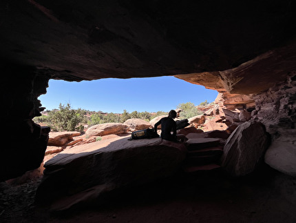 Desert Climbing, Marco Sappa, Thomas Larivierè - 'Crack House', Moab, Utah