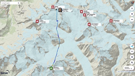 XPeaks, 82x4000, Christian Maurer, Peter von Känel - Il primo giorno di Christian Maurer & Peter von Känel del loro progetto XPeaks: Aletschhorn (4194m) il 11/06/2024 e volo all'Aletschgletscher