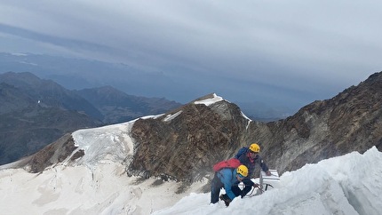 Mummia di Marmotta del Lyskamm - Mummia di Marmotta del Lyskamm: il recupero a quota 4291m