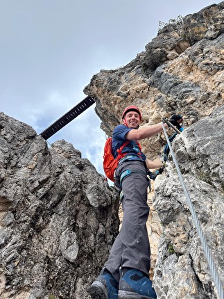 Via Ferrata Maria e Andrea Ferrari, Ra Bujela, Torrioni di Pomedes, Tofane, Dolomites - Via Ferrata Maria e Andrea Ferrari, Ra Bujela, Torrioni di Pomedes, Tofane, Dolomites