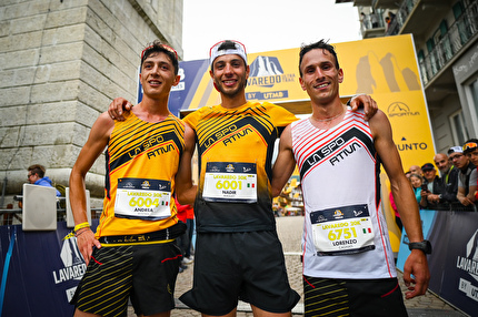 La Sportiva Lavaredo Ultra Trail 2024 - 2. Andre Rostan 1. Nadig Maguet 3. Lorenzo Cagnati, 20K La Sportiva Lavaredo Ultra Trail 2024