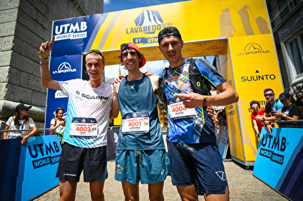 La Sportiva Lavaredo Ultra Trail 2024 - 2. Luca Del Pero 1. Antonio Martínez Pérez 3. Mattia Gianola 50K La Sportiva Lavaredo Ultra Trail 2024