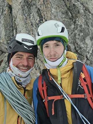 Cima di Pianalto, Vedrette di Ries, Simon Gietl, Jakob Steinkasserer - L'apertura di 'Hexentango' sulla parete ovest di Cima di Pianalto, Vedrette di Ries (Simon Gietl, Jakob Steinkasserer 30/04/2024)