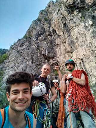Z di Zarro alla Punta Todeschini sulla Bastionata del Lago di Lecco