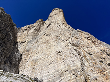 Cima Piccola, Tre Cime di Lavaredo, Dolomiti - Muro Giallo, Cima Piccola, Tre Cime di Lavaredo, Dolomiti