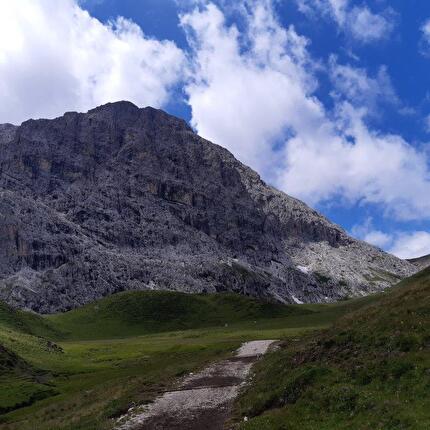 Mal di Destra al Molignon del Catinaccio (Dolomiti)