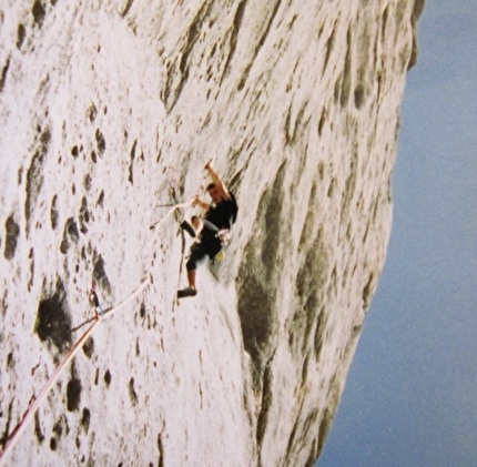 Riccardo Scarian - Riccardo Scarian a-vista sul Pesce in Marmolada, 1991
