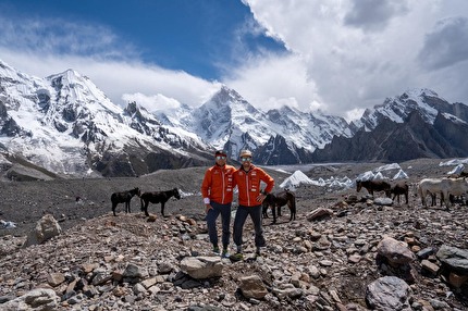K2 Marco Majori Federico Secchi - Marco Majori e Federico Secchi verso il K2 e Broad Peak