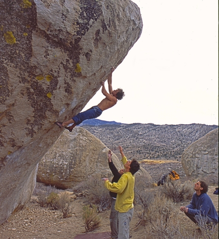 Fred Nicole - Fred Nicole on The Mandala, Bishop, USA in 2000.