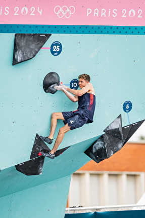 Toby Roberts Giochi Olimpici Parigi 2024 - Toby Roberts , Giochi Olimpici Parigi 2024, Combinata Boulder & Lead Finale day 5