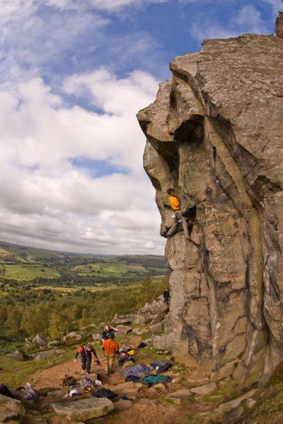 Peak district - arrampicata trad sull’hard grit