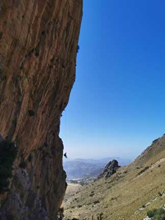 Pizzo Lungo Sicilia Massimo Flaccavento - Salendo lo Spigolo NO del Pizzo Lungo in Sicilia